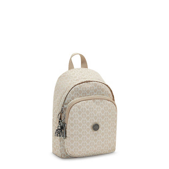 Mochilas Kipling Delia Compact Printed Convertible Beige | MX 1560BE